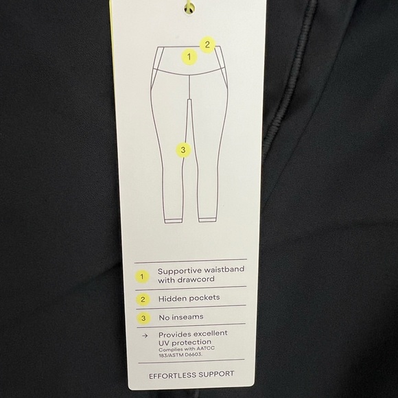 All in Motion Black Supportive Leggings - Picture 2 of 6